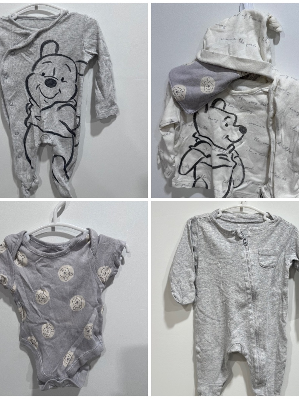 Winnie the Pooh UK Baby Clothes Bundle 0-3 months
